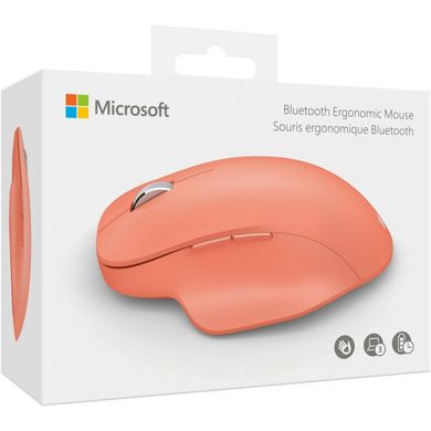 Microsoft Миша Ergonomic, BT, персиково-розовый 222-00040 фото