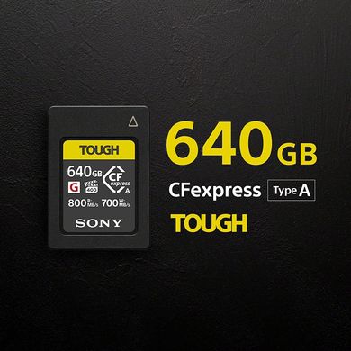 Sony Карта памяти CFexpress Type A 640GB R800/W700 Tough CEAG640T.SYM фото