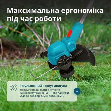 K&ouml;nner & S&ouml;hnen Тример садовий акумуляторний Konner&Sohnen KS CST-20V 20В літій-іонна 8000об/хв 2.8кг без АКБ за ЗП KSCST-20V фото
