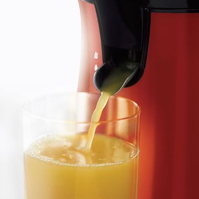 Соковыжималка Russell Hobbs 26010-56 Colours Plus+ Red, 60 Вт, реверс, 2 конуса, красный 26010-56 фото