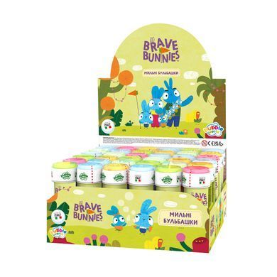 Мильні бульбашки &ndash; BRAVE BUNNIES (60 ml) 103001110071 фото
