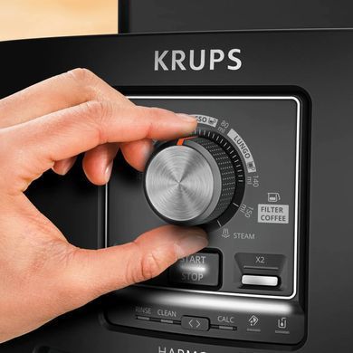 Krups Krups coffee machine Harmony, 1.7L, hand capuchino maker, auto recipe-4, my recipe, black EA5088E0 фото