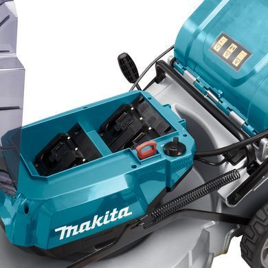 Makita Газонокосарка акумуляторна DLM533Z, 2х18В, 2300 м2, 70 л, 20 - 100 мм (10 позицій), 43.9 кг, SOLO DLM533Z фото