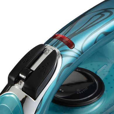 Russell Hobbs Утюг Powersteam Ultra Coconut Smooth, 3100Вт, 350мл, паровой удар -230гр, самоочистка от накипи, керам. подошва, голубой 26340-56 фото