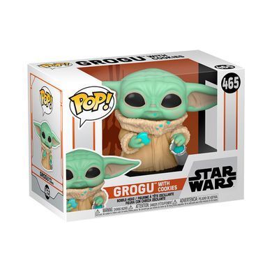Игровая фигурка FUNKO POP! cерии "Мандалорец" - МАЛЫШ ГРОГУ С ПЕЧЕНЬЕМ 54531 фото