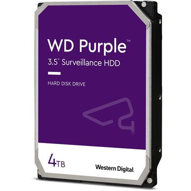 WD Жесткий диск 4TB 3.5" 256MB SATA Purple Surveillance WD43PURZ фото
