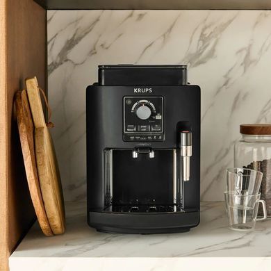 Krups Krups coffee machine Harmony, 1.7L, hand capuchino maker, auto recipe-4, my recipe, black EA5088E0 фото