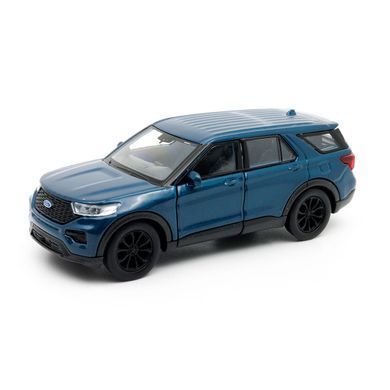 Автомодель - FORD EXPLORER 2023 (перламутрово-белый, голубой металлик) 250392W фото