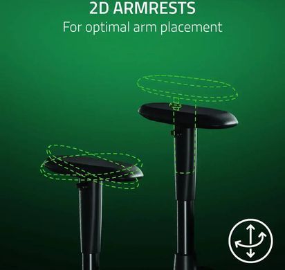Razer Крісло Iskur V2 X, тканина, 2D-Armrests, сірий світлий RZ38-05310200-R3G1 фото