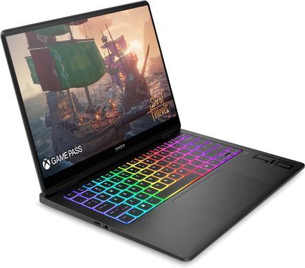 HP Ноутбук OMEN Transcend 14-fb1000ua 14" 3K OLED, Intel U9-285H, 64GB, F2048GB, NVD5070-8, Win11, чорний BW7L4EA фото