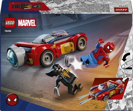 LEGO Конструктор LEGO Super Heroes Автомобіль Людини-павука vs. Отруєний Росомаха 76336 фото