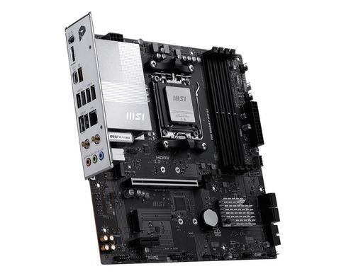 MSI Материнcкая плата PRO B840M-P WIFI6E sAM5 B840 4xDDR5 M.2 HDMI WiFi BT mATX 911-7E77-002 фото