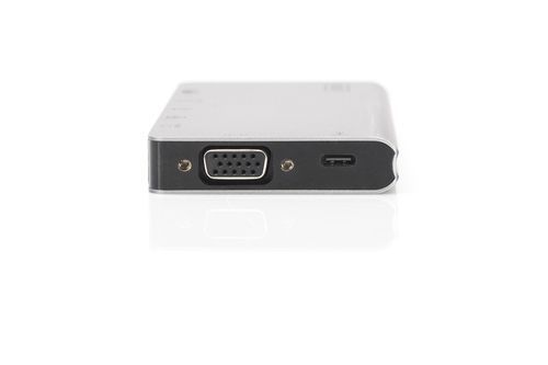 Digitus Хаб USB-C > HDMI/VGA/2xUSB-A/USB-C/SD/MicroSD/RJ54 DA-70866 фото