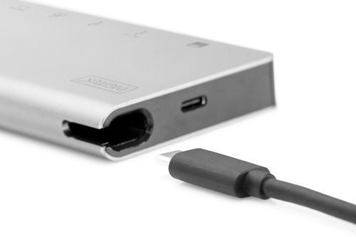 Digitus Хаб USB-C > HDMI/VGA/2xUSB-A/USB-C/SD/MicroSD/RJ54 DA-70866 фото