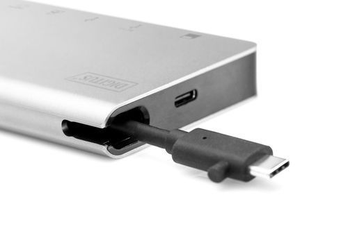 Digitus Хаб USB-C > HDMI/VGA/2xUSB-A/USB-C/SD/MicroSD/RJ54 DA-70866 фото
