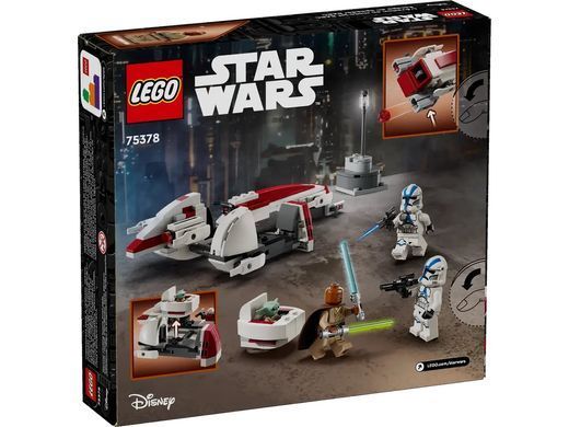 LEGO Конструктор STAR WARS Втеча на BARC спідері V29 75378 фото