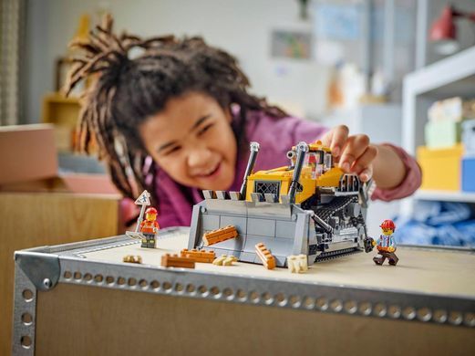 LEGO Конструктор LEGO City Жовтий бульдозер 60466 фото