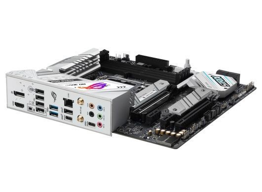 ASUS Материнcкая плата ROG STRIX B760-G GAMING WIFI s1700 B760 4xDDR5 M.2 HDMI DP Wi-Fi BT mATX 90MB1EQ0-M1EAY0 фото
