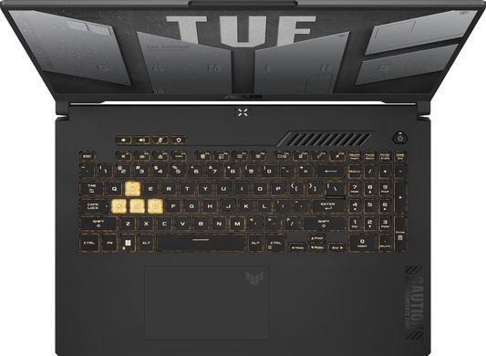ASUS Ноутбук ASUS TUF Gaming F17 FX707VJB-HX063 17.3" FHD IPS, Intel 5 210H, 16GB, F512GB, NVD3050-6, NoOS, Сірий 90NR0MY5-M002H0 фото