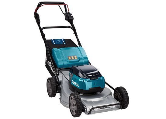 Makita Газонокосарка акумуляторна DLM533Z, 2х18В, 2300 м2, 70 л, 20 - 100 мм (10 позицій), 43.9 кг, SOLO DLM533Z фото