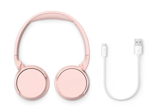 Philips Наушники On-ear TAH4209 BT 5.3, Wireless, Mic, Розовый TAH4209PK/00 фото