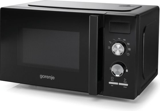 Gorenje Микроволновая печь, 20л, мех. управл., 800Вт, дисплей, черный MO20A3BH фото