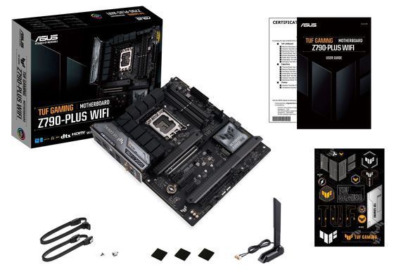 ASUS Материнcька плата TUF GAMING Z790-PLUS WIFI D4 s1700 Z790 4xDDR4 M.2 HDMI DP Wi-Fi BT ATX 90MB1CR0-M0EAY0 фото