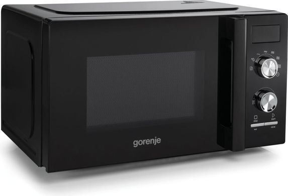 Gorenje Микроволновая печь, 20л, мех. управл., 800Вт, дисплей, черный MO20A3BH фото