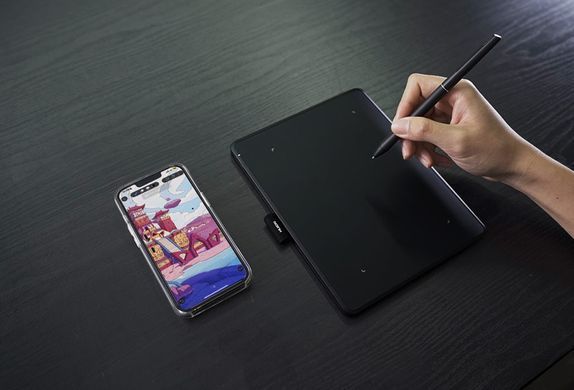 Huion Графічний планшет 10.5"x6.25" Inspiroy Frego M, BT, USB-C, чорний L610 фото