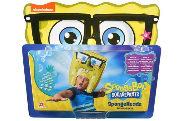 Sponge Bob Игрушка-головной убор SpongeHeads SpongeBob Expression2 EU690605 фото