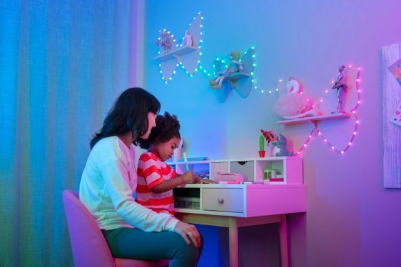 Twinkly Гірлянда Smart LED Twinkly Candies Heart RGB 100 IP20 6м USB-C кабель прозорий без БЖ TWKH100RGB-T фото