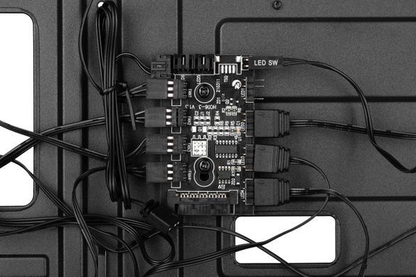Корпус 2E Gaming Hexagon G338, без БЖ, 2xUSB 3.0, 1xUSB Type-C, 1x120mm, 3x120mm ARGB, TG Side Panel, ATX, чорний 2E-G338 фото