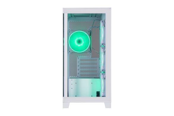 2E Gaming Корпус Fantom GK701W без БП 2xUSB3.0, 1xUSBType-C 4x120мм ARGB VGA 400мм LCS ready контроллер с пультом TG Side/Front Panel mATX белый 2E-GK701W фото
