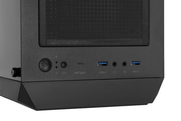 Корпус 2E Gaming Hexagon G338, без БЖ, 2xUSB 3.0, 1xUSB Type-C, 1x120mm, 3x120mm ARGB, TG Side Panel, ATX, чорний 2E-G338 фото