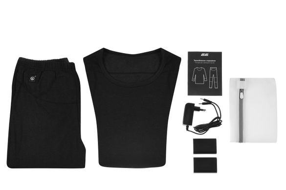 Жіноча термобілизна з підігрівом 2E eFiber for Women Black, розмір M 2E-HUEFWM-BK фото