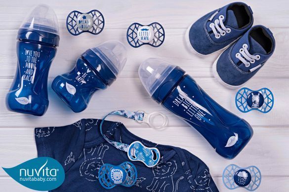 Nuvita Пустышка Air55 Cool 6m+ симметрическая (светящаяся в темноте)[NV7085GBM] NV7085GBM фото