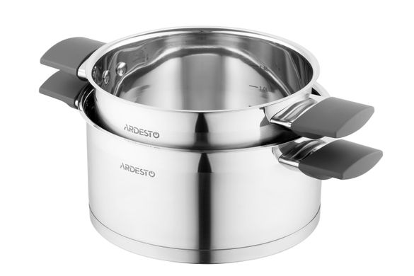 Набір посуду Ardesto Gemini Trento 6 пред., нержавіюча сталь AR3606G фото