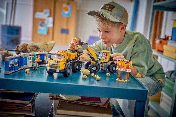 LEGO Конструктор LEGO City Самоскид і фронтальний ковшовий навантажувач 60494 фото
