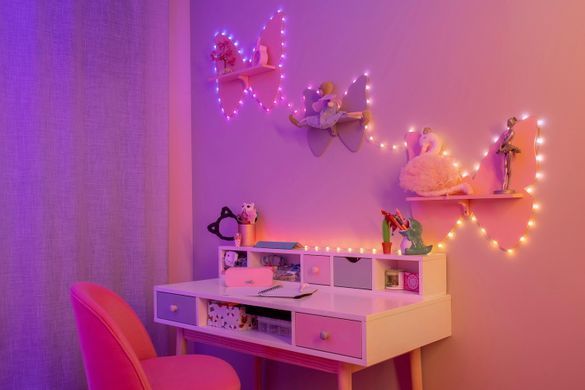 Twinkly Гірлянда Smart LED Twinkly Candies Heart RGB 100 IP20 6м USB-C кабель прозорий без БЖ TWKH100RGB-T фото