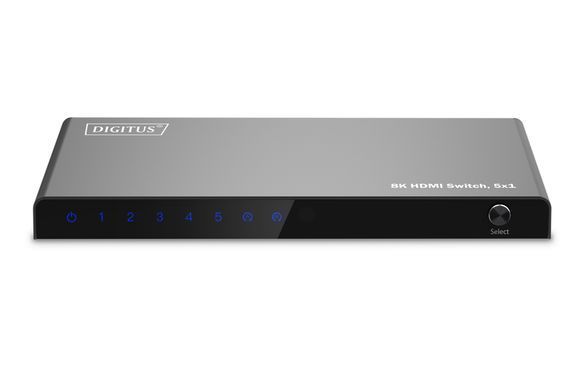 Digitus Відеокомутатор UHD HDMI (INx5 - OUTx1), 8K DS-55334 фото