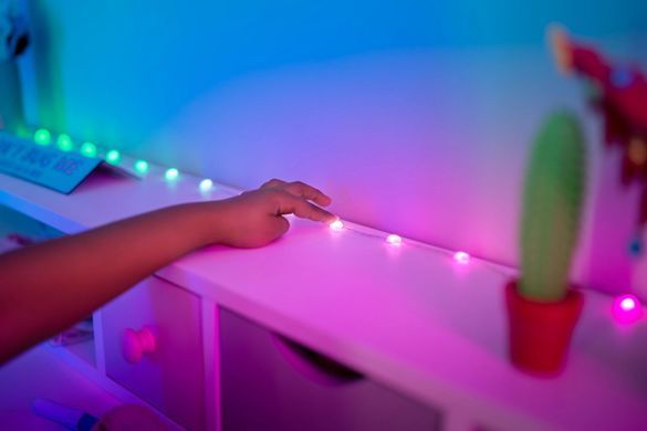 Twinkly Гірлянда Smart LED Twinkly Candies Heart RGB 100 IP20 6м USB-C кабель прозорий без БЖ TWKH100RGB-T фото