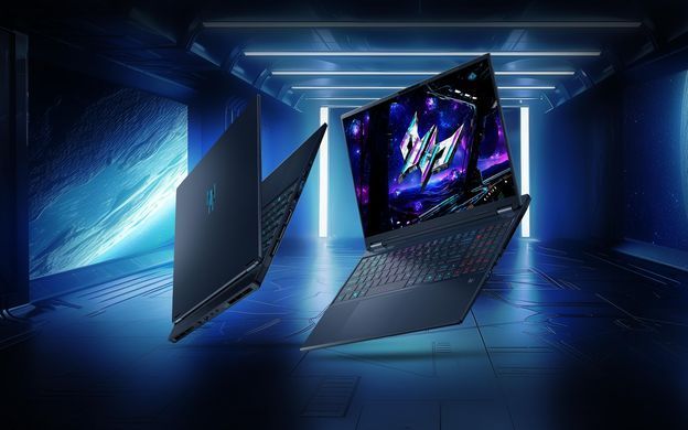 Acer Ноутбук Acer Predator Helios Neo 16S PHN16S-71 16" OLED, Intel U7-255HX, 32GB, F1TB, NVD5060-8, Lin, чорний NH.QZEEU.009 фото