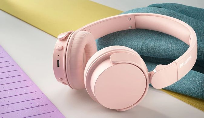 Philips Наушники On-ear TAH4209 BT 5.3, Wireless, Mic, Розовый TAH4209PK/00 фото