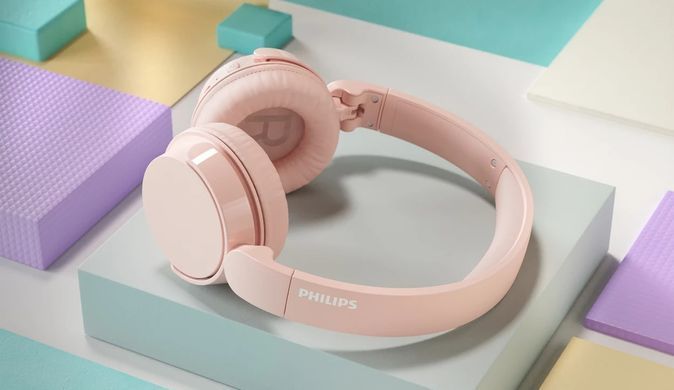 Philips Наушники On-ear TAH4209 BT 5.3, Wireless, Mic, Розовый TAH4209PK/00 фото
