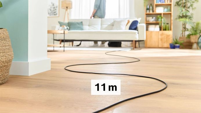Bosch Пилосос Bosch мішковий, 600Вт, 4 л, НЕРА, чорний BGB41BA1 фото