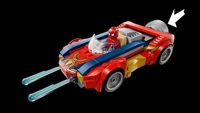 LEGO Конструктор LEGO Super Heroes Автомобіль Людини-павука vs. Отруєний Росомаха 76336 фото