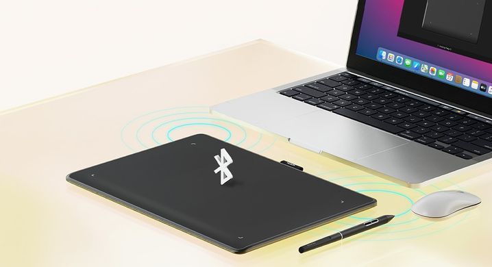 Huion Графічний планшет 10.5"x6.25" Inspiroy Frego M, BT, USB-C, чорний L610 фото