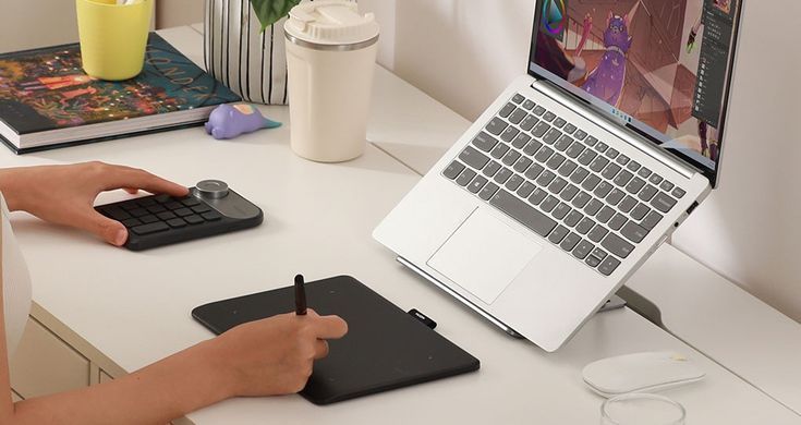 Huion Графічний планшет 10.5"x6.25" Inspiroy Frego M, BT, USB-C, чорний L610 фото