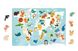 Магнитный набор Janod Карта мира с животными 2 - магазин Coolbaba Toys