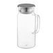 ARDESTO Pitcher with lid 1200ml, borosilicate glass, stainless steel, transparent 3 - магазин Coolbaba Toys